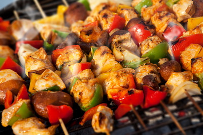 bigstock Bbq Barbecuing Skewers Kebab 33435110
